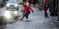 Осторожно гололёд